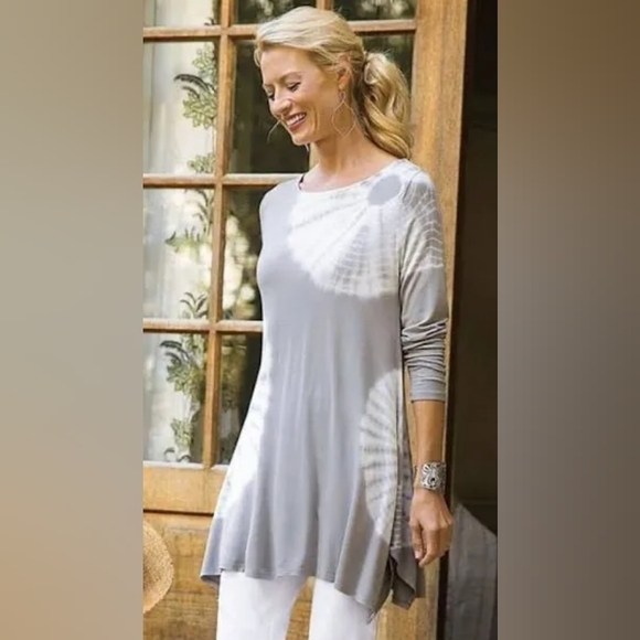 Soft Surroundings tie dye tunic - Picture 1 of 7